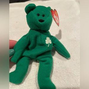 TY McDonald's Teenie Beanie - ERIN the Bear (1999) (5 inch) (NWT)